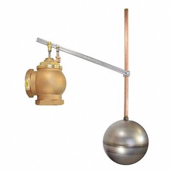GRAINGER APPROVED Float Valve Bronze FNPT Connection 3, 415F19