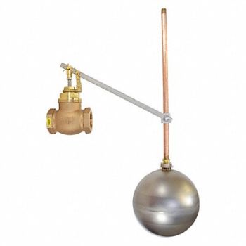 GRAINGER APPROVED Float Valve Bronze FNPT 100 psi 1-1/2, 415F24
