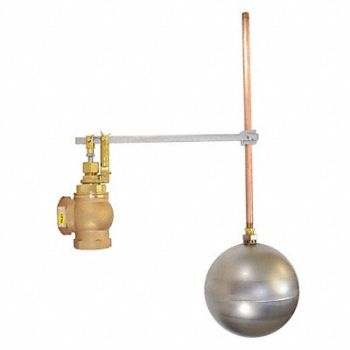 GRAINGER APPROVED Float Valve Bronze FNPT 100 psi 1-1/2, 415F31