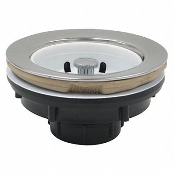 PERFECT PUTTY Plastic SS Basket Strainer 4-1/2in, 415F41