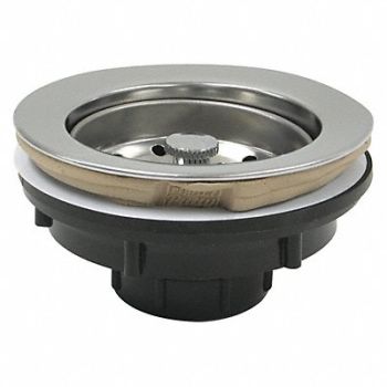 PERFECT PUTTY Plastic SS Basket Strainer 4-1/2in, 415F42