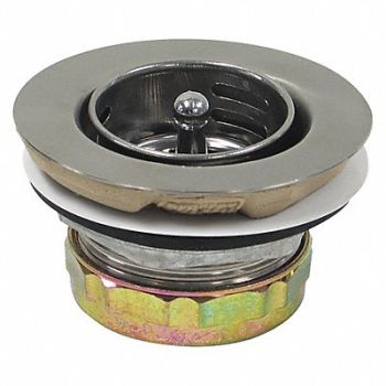 PERFECT PUTTY Brass SS Basket Strainer 3in, 415F64