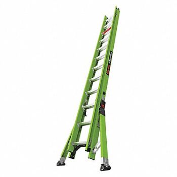 LITTLE GIANT Extension Ladder 375 lb Ld Cap. IAA Type, 415F78