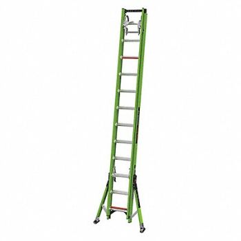 LITTLE GIANT Extension Ladder 375 lb Ld Cap. IAA Type, 415F82