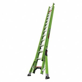LITTLE GIANT Extension Ladder 375 lb Ld Cap. IAA Type, 415F84