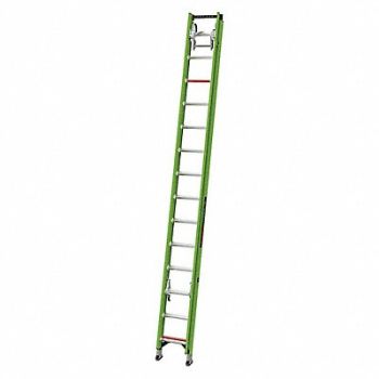 LITTLE GIANT Extension Ladder 375 lb Ld Cap. IAA Type, 415F87