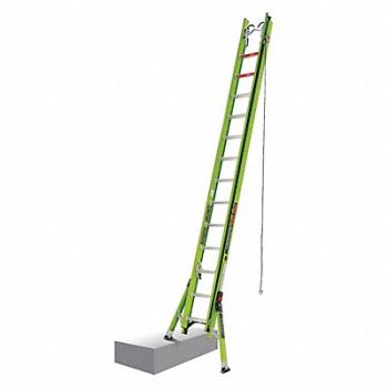 LITTLE GIANT Extension Ladder 375 lb Ld Cap. IAA Type, 415F88