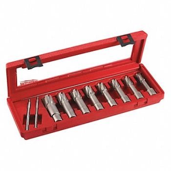 MILWAUKEE Annular Cutter Set 8pc Tungsten Carb Tip, 415H81