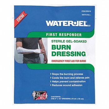 WATERJEL Burn Dressing Sterile 16 L 4 W PK7, 415J24