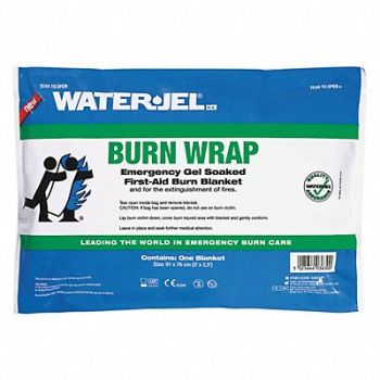 WATERJEL Burn Wrap Sterile Blue Wool 36 L, 415J32