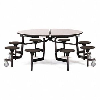 OKLAHOMA SOUND Mobile Stool Table 29 H 81 W 81 D, 415M81