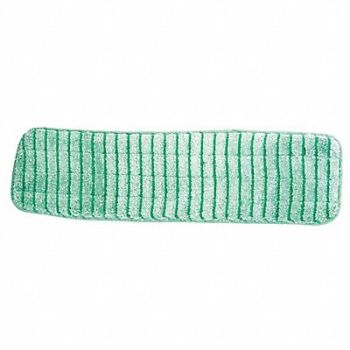 MICROFIBER TECHNOLOGIES Mop Pad Green Microfiber PK12, 416J12