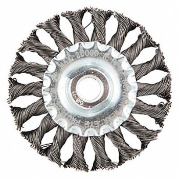 NORTON Wire Wheel Brush Arbor Hole Mount, 416L92