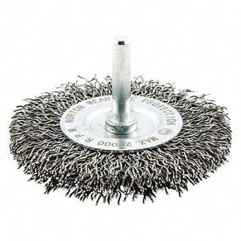 NORTON Crimped Wire End Brush 1 L Trim, 416L94