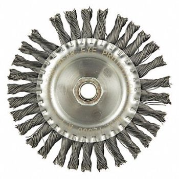 NORTON Wire Wheel Brush Arbor Hole Mount, 416M12