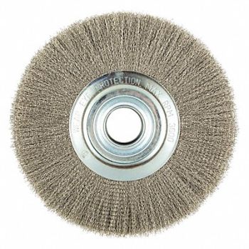 NORTON Wire Wheel Brush Arbor Hole Mount, 416M34