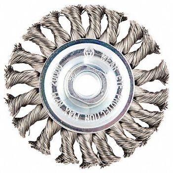NORTON Wire Wheel Brush Arbor Hole Mount, 416M43