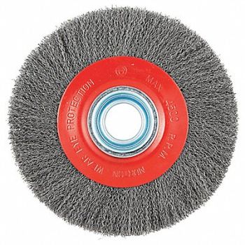 NORTON Wire Wheel Brush Arbor Hole Mount, 416M50