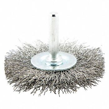 NORTON Wire Wheel Brush Shank Mount, 416M64