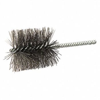 NORTON Double Spiral Tube Brush 2 Brush Dia, 416M75