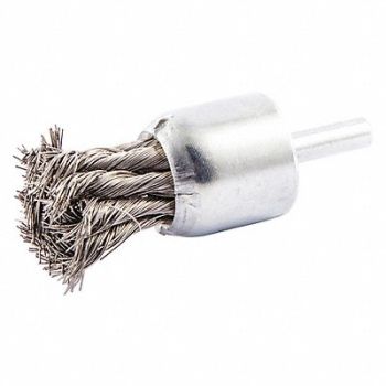 NORTON Knot Wire End Brush Shank Size 1/4, 416M83