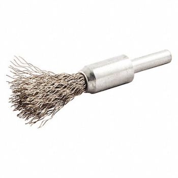 NORTON Crimped Wire End Brush Shank Size 1/4, 416N13