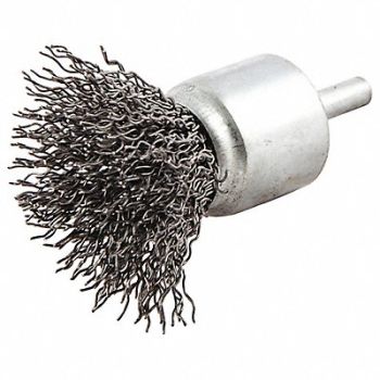 NORTON Crimped Wire End Brush Shank Size 1/4, 416N25