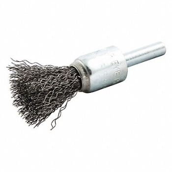 NORTON Crimped Wire End Brush Shank Size 1/4, 416N50