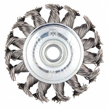 NORTON Wire Wheel Brush Arbor Hole Mount, 416N97