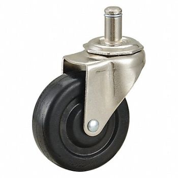 GRAINGER APPROVED Gen Purpose Friction-Ring Stem Caster, 416P12