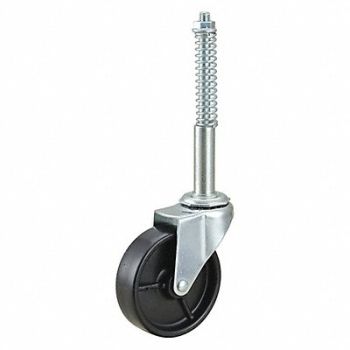 GRAINGER APPROVED Extend-Stem Threaded Caster for Ladders, 416P14