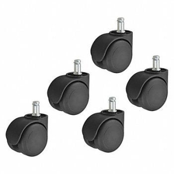 GRAINGER APPROVED Friction-Ring Stem Caster Kit PK5, 416P19