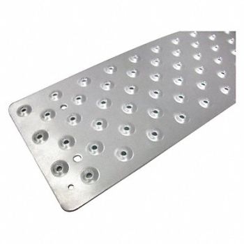 HANDI TREADS Stair Tread Cover Silver 36 W 3-3/4 D, 417T88