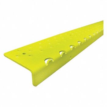 HANDI TREADS Stair Nosing Yellow 36 W 2-3/4 D, 417T95
