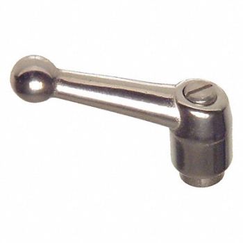 GRAINGER APPROVED Adjustable Handle M10 Stainless Steel, 417V62
