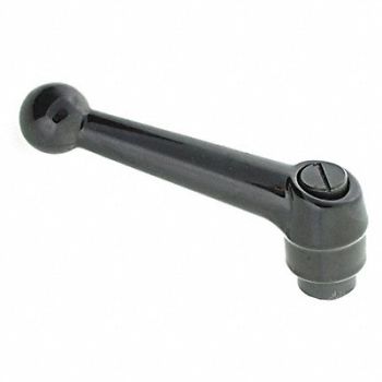 GRAINGER APPROVED Adjustable Handle M5 Zinc, 419G92
