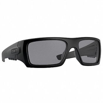 OAKLEY Glasses Gry Lens Blk Frame Det Cord, 417X37