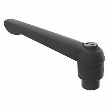 GRAINGER APPROVED Adjustable Handle 10.00mm Hole Plastic, 419D09