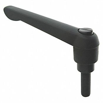 GRAINGER APPROVED Adjustable Handle M10 Plastic, 419D39