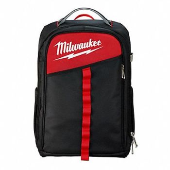 MILWAUKEE Tool Backpack Ballistic Nylon, 419J52