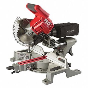 MILWAUKEE Cordless Miter Saw 5000 RPM 18.0VDC, 419J62