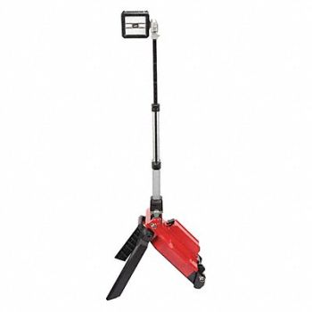 MILWAUKEE Cordless Tripod Light Bare Tool 22 L, 419J66