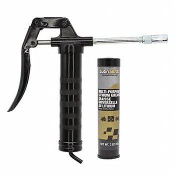 LUBRIMATIC Mini Grease Gun Kit Pistol Grip 3oz Bulk, 41AA51