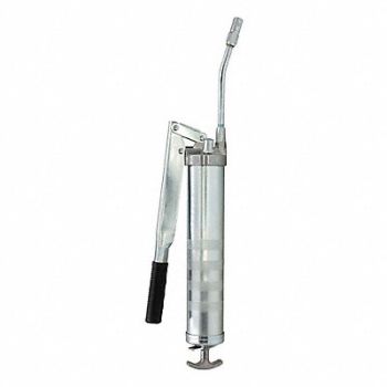 LUBRIMATIC Grease Gun Plated Lever 16oz Bulk, 41AA55