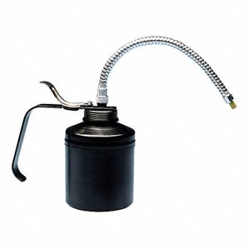 LUBRIMATIC Handled Oiler 32oz 10-32 Thread Steel, 41AA59