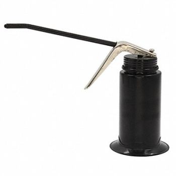 LUBRIMATIC Pistol Oiler 6oz 1/4in-28 Thread Steel, 41AA61