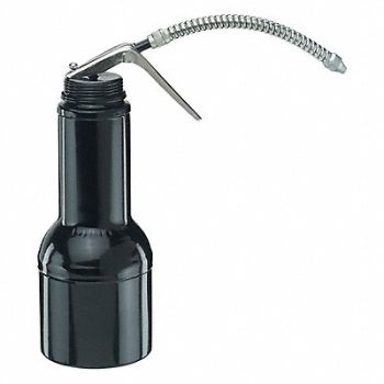 LUBRIMATIC Pistol Oiler 16oz 1/4in-28 Thread Steel, 41AA63