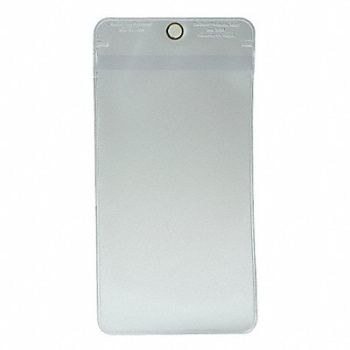 ACCUFORM Tag Pouch Clear 7in H x 4in W Plastic, 41CM73