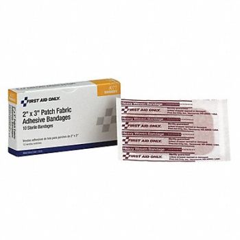 FIRST AID ONLY Patch Bandage Woven 11/16 W 10/Box PK10, 41CR07