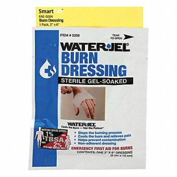 FIRST AID ONLY Burn Dressing Box with Wrapped Packets, 41CR46